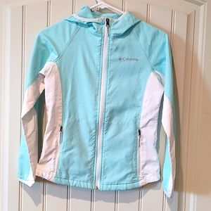 Kids Aqua Columbia Jacket, size medium (10/12)
